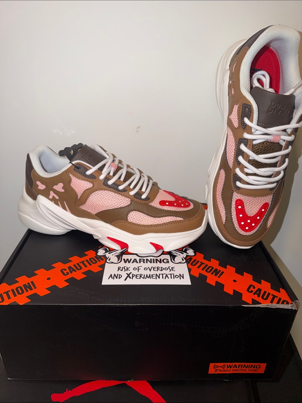 🔥👟🌹👟🔥 Brand X Rose Buds Sneakers- Size 9M
